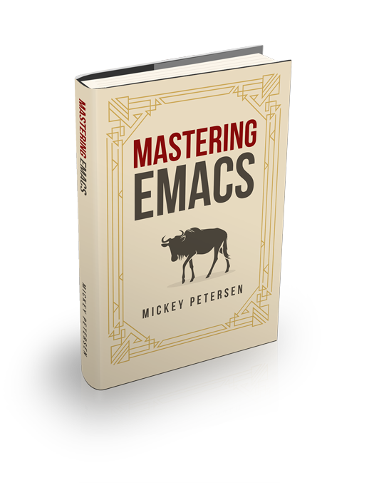 The Mastering Emacs ebook cover art